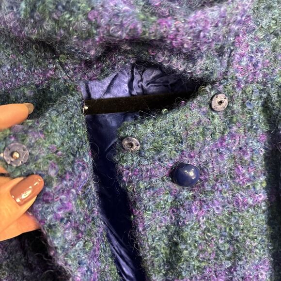 Vintage Bromley Petite Wool Coat -see Measurements - Picture 7 of 11